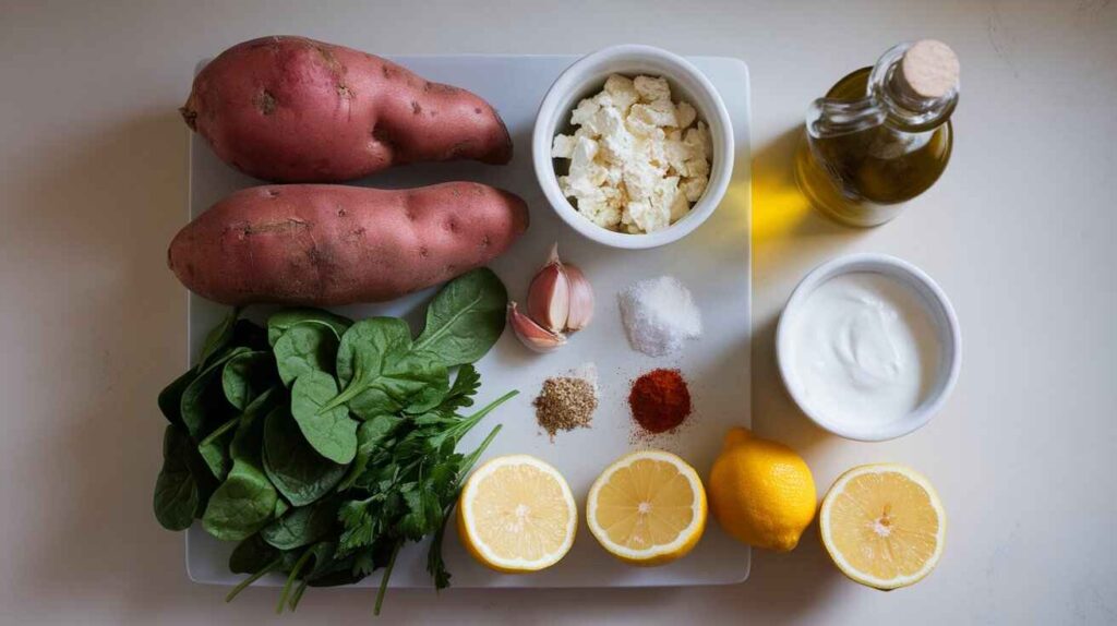 Ingredients For Stuffed Sweet Potatoes Recipe