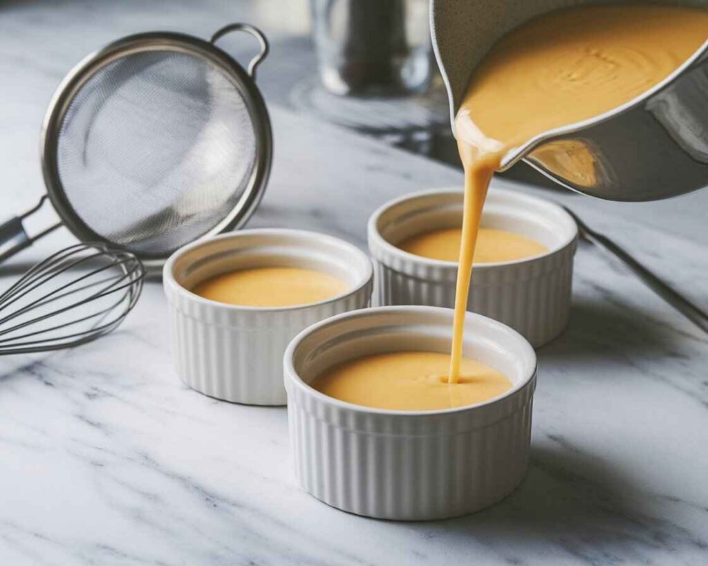 Mango Creme Brulee Preparation Steps