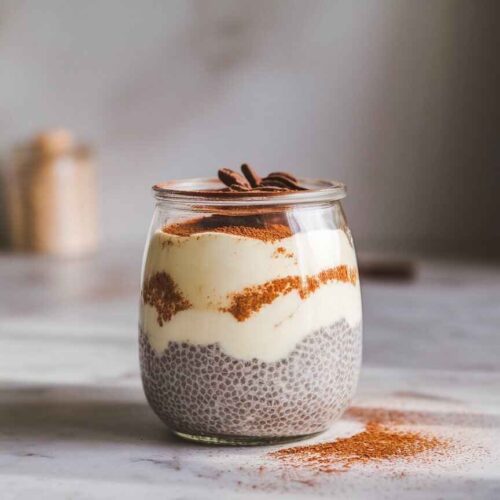 Tiramisu Chia Pudding Featured Image